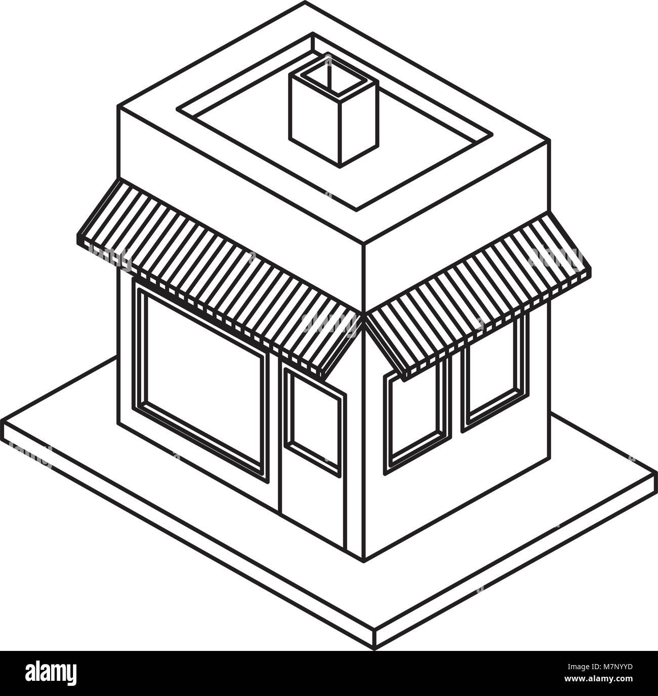 store building isometric icon Stock Vector Image & Art - Alamy