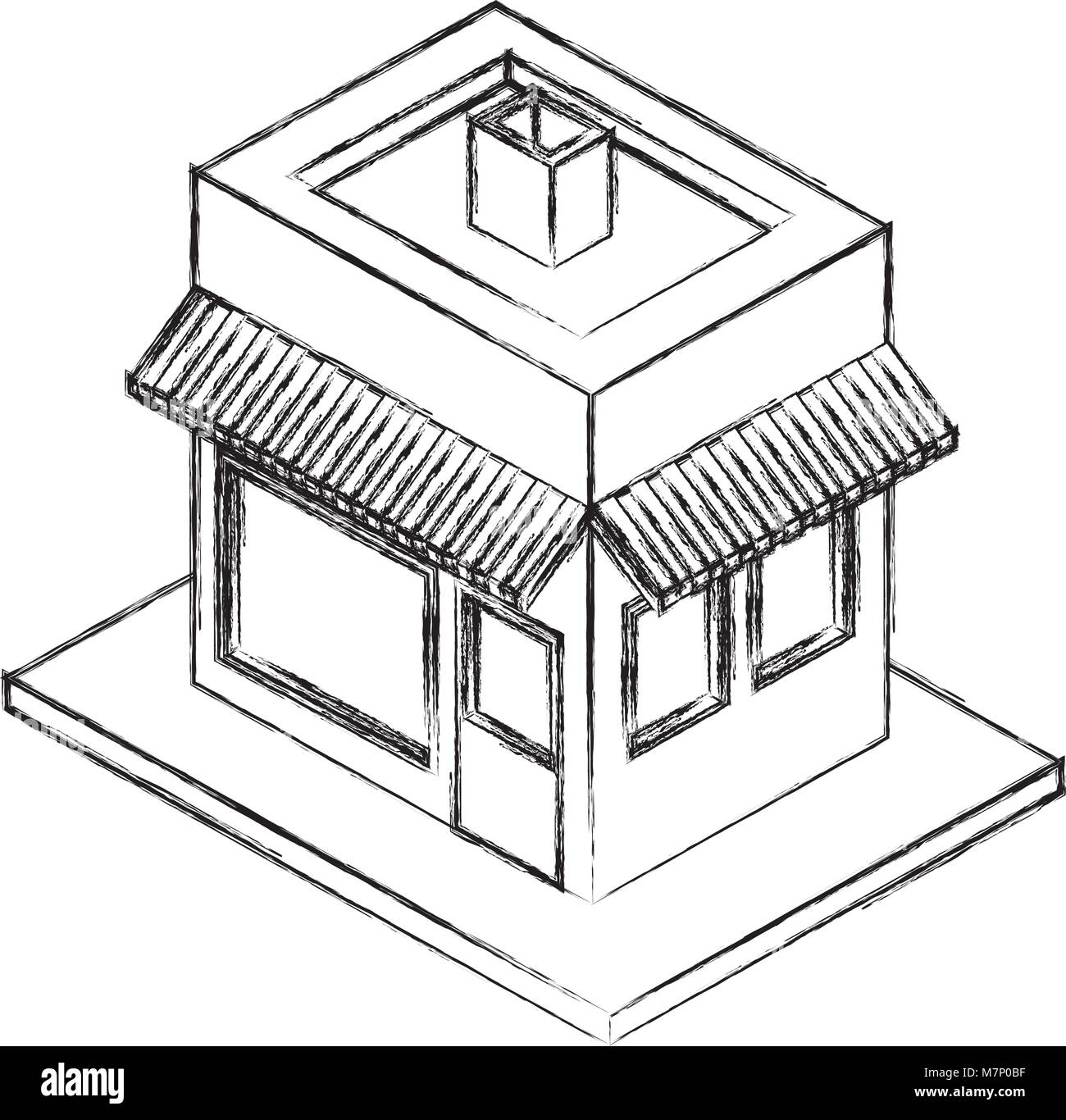 store building isometric icon Stock Vector Image & Art - Alamy