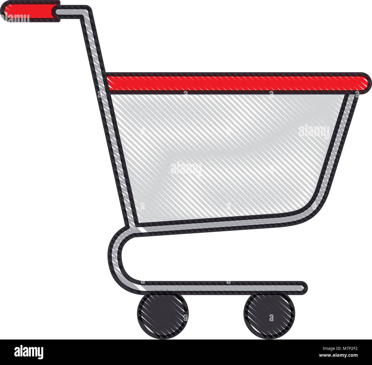 shopping cart isolated icon Stock Vector Image & Art - Alamy