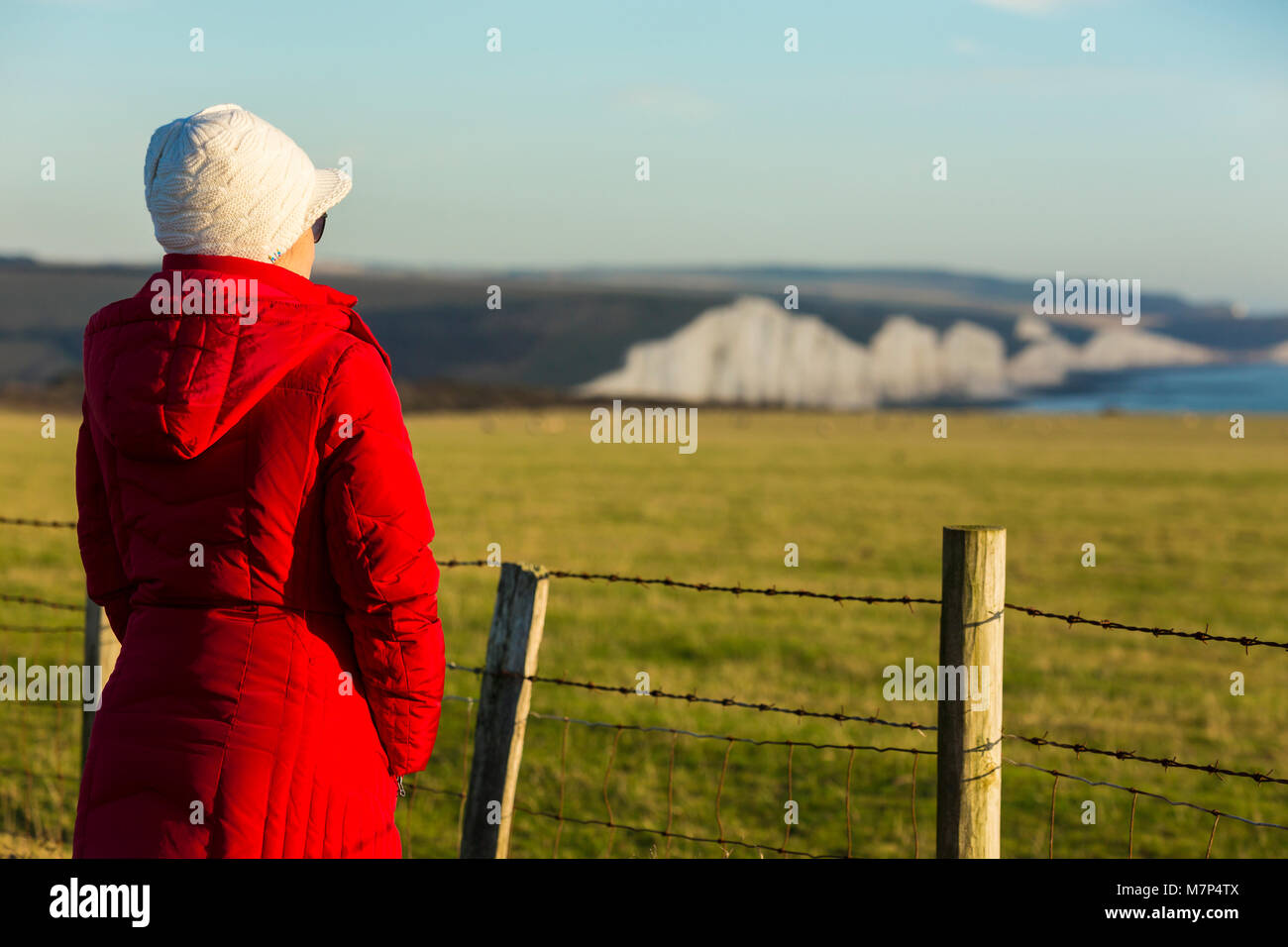 The Seven Sisters is a series of chalk cliffs by the English Channel
