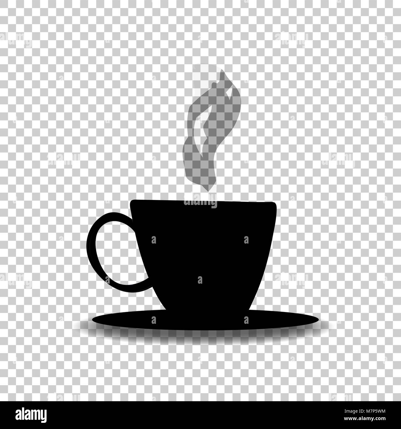 Black Silhouette Of Tea Or Coffee Cup With Smoke Isolated On Transparent Background Vector Illustration Icon Logo Sign Symbol Hot Beverage Mu Black Silhouette Of Tea Or Coffee Cup With Smoke Isolated On Transparent Background Vector Illustration Icon Logo Sign Symbol Hot Beverage Mu