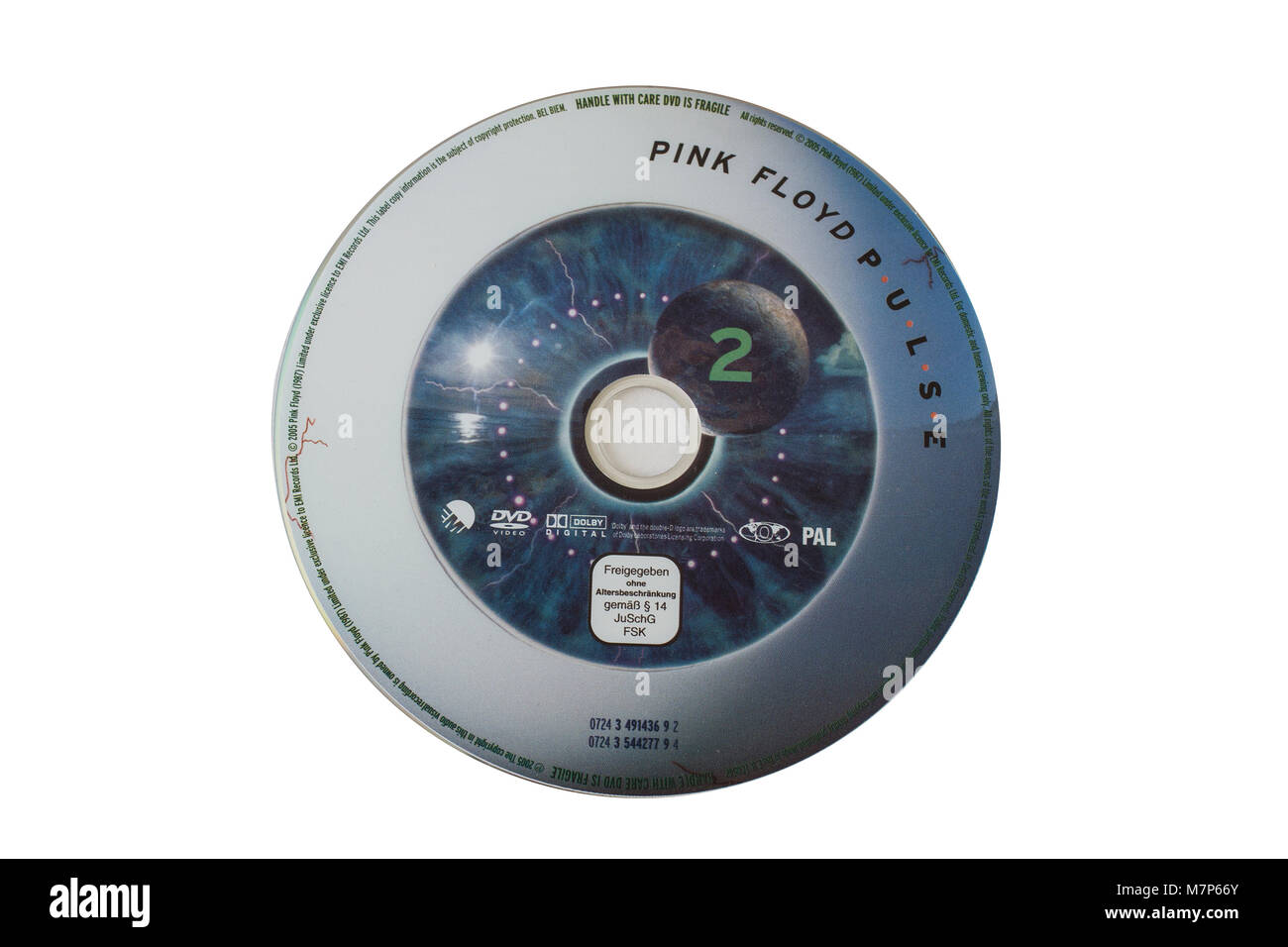 Pink Floyd PULSE original DVD Stock Photo