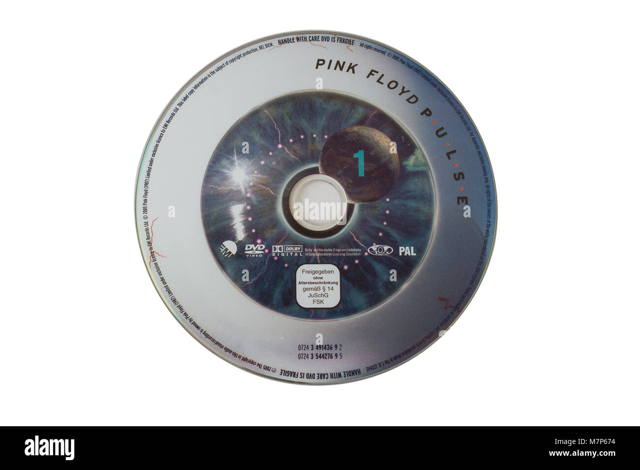 Pink Floyd PULSE original DVD Stock Photo