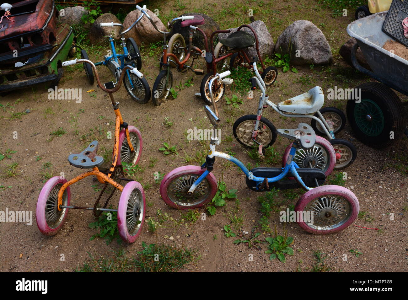 old vintage tricycles