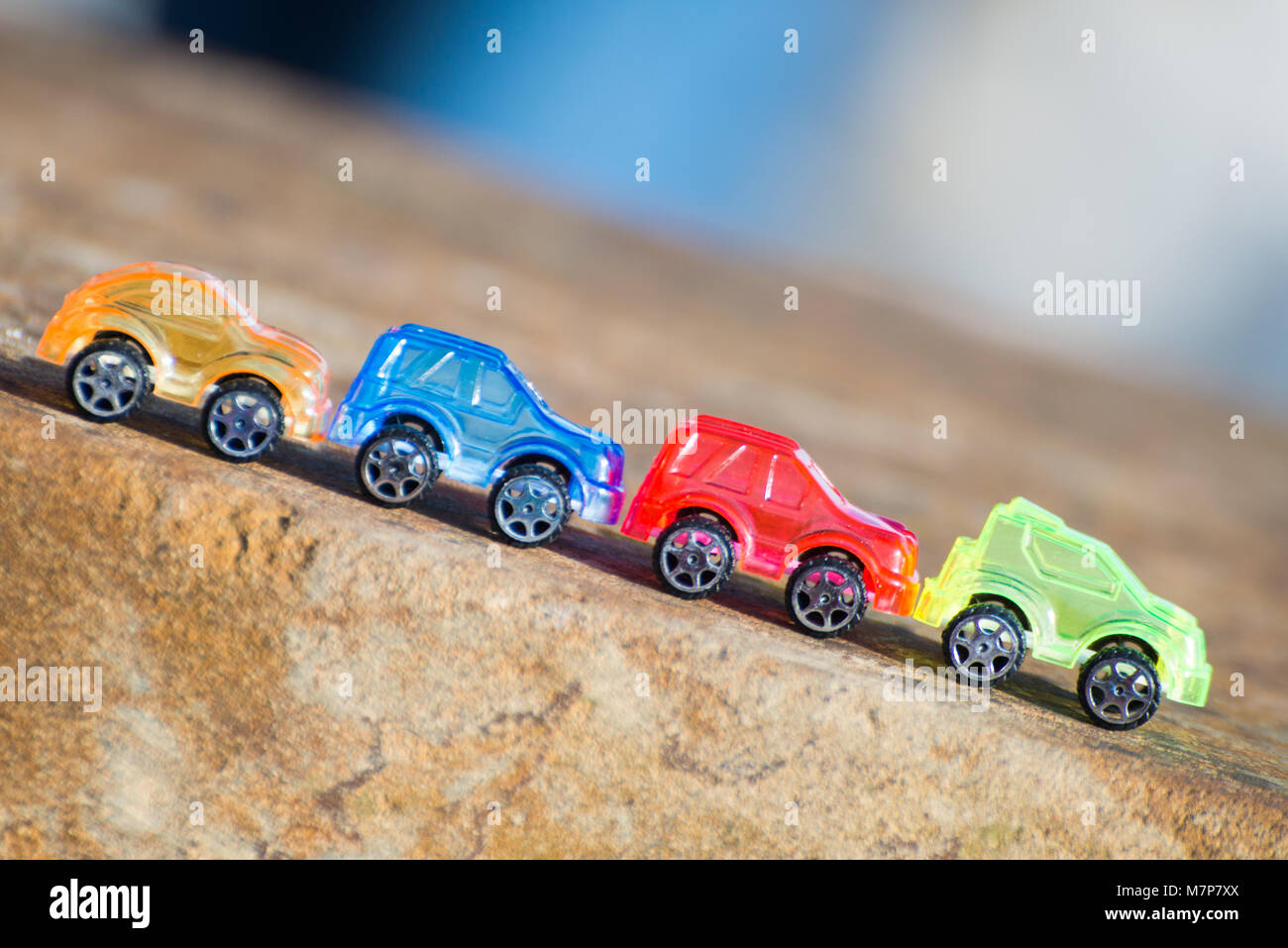 very small toy cars