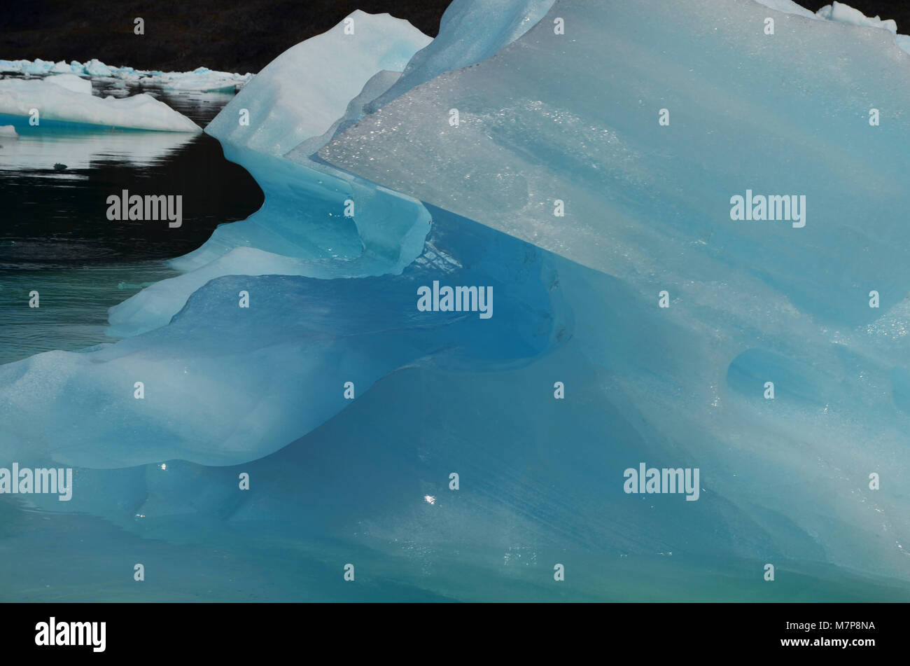 Steffen glacier in Campo de Hielo Sur (Southern Patagonian Ice Field), Chilean Patagonia Stock Photo