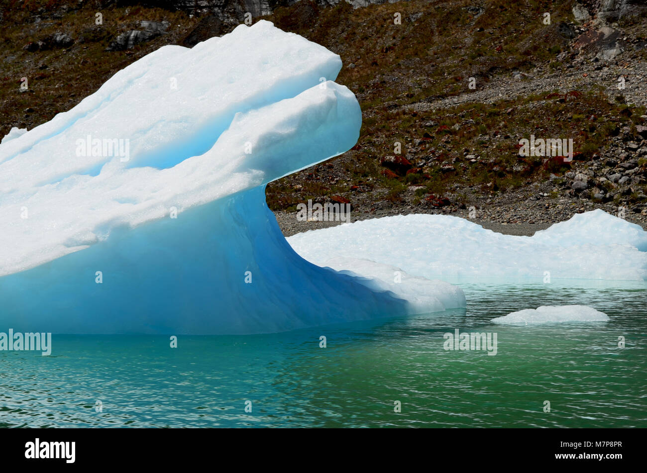 Steffen glacier in Campo de Hielo Sur (Southern Patagonian Ice Field), Chilean Patagonia Stock Photo