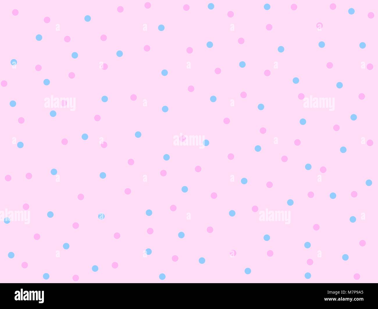 Tiny Pink and blue dot seamless pattern, Pink and Blue dot on light