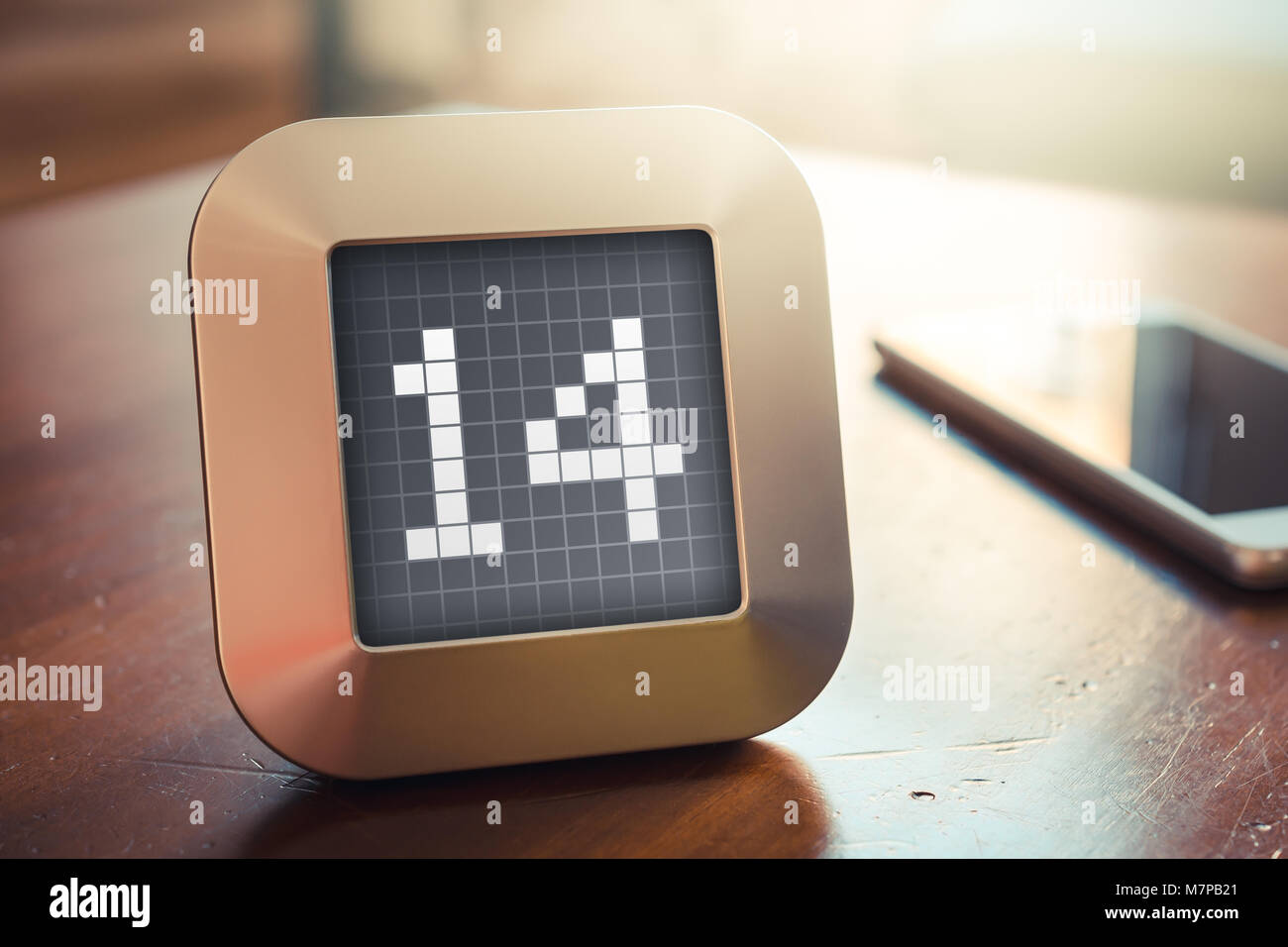 The Number 14 On A Digital Calendar, Thermostat Or Timer Stock Photo ...