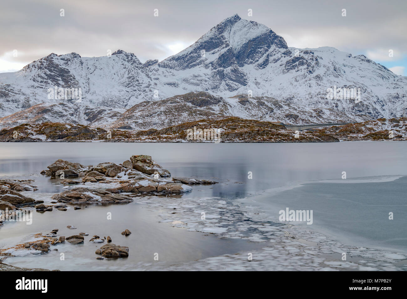 Sund Ramberg Leknes Lofoten Norway Europe Stock Photo Alamy