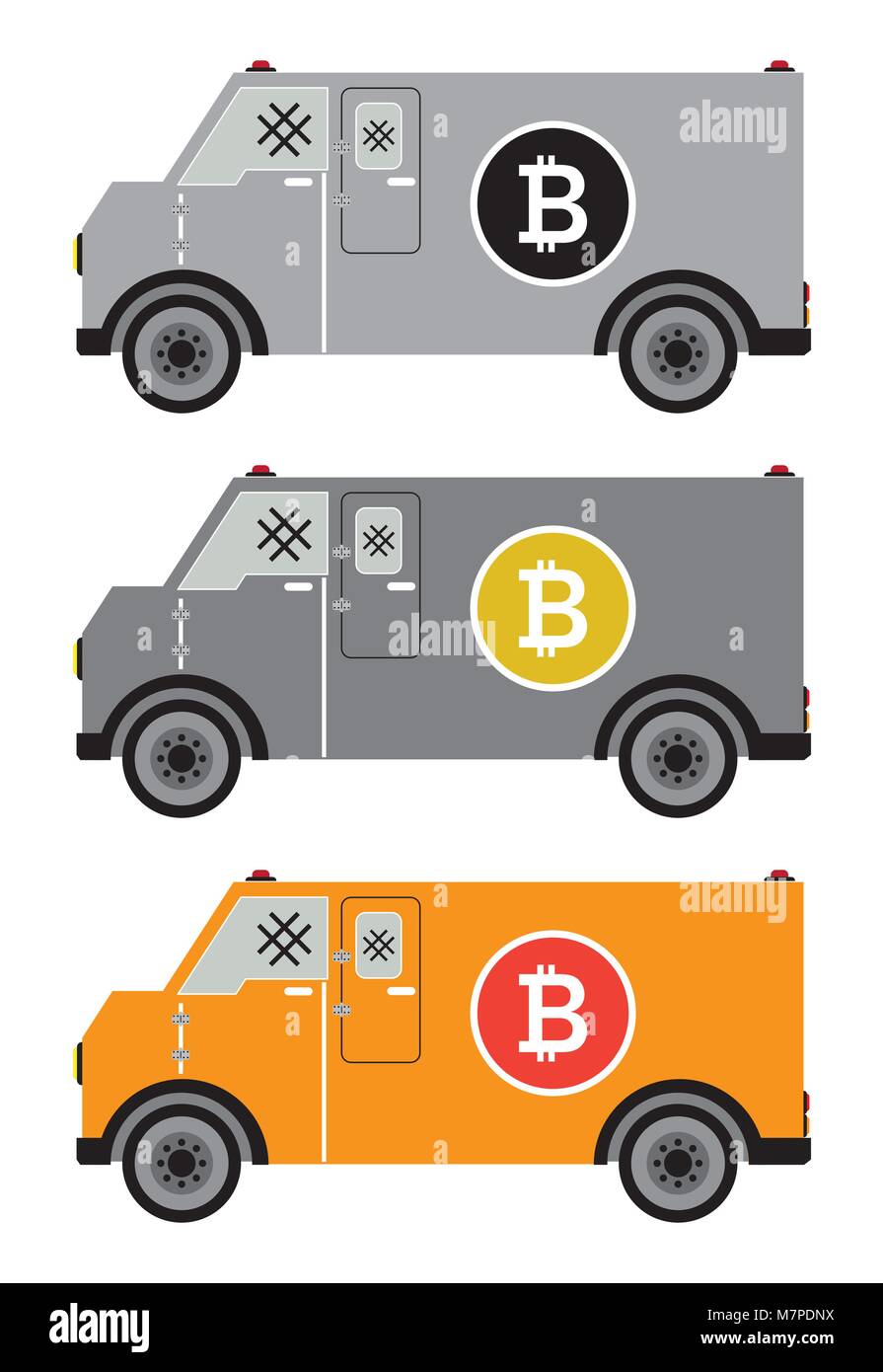 Money transport van Cut Out Stock Images & Pictures - Alamy