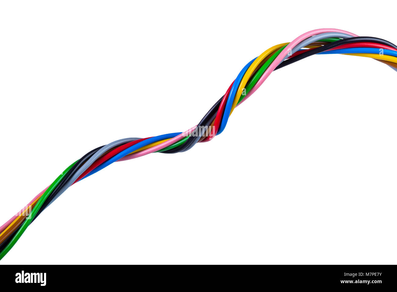 Multi color wires hi-res stock photography and images - Alamy