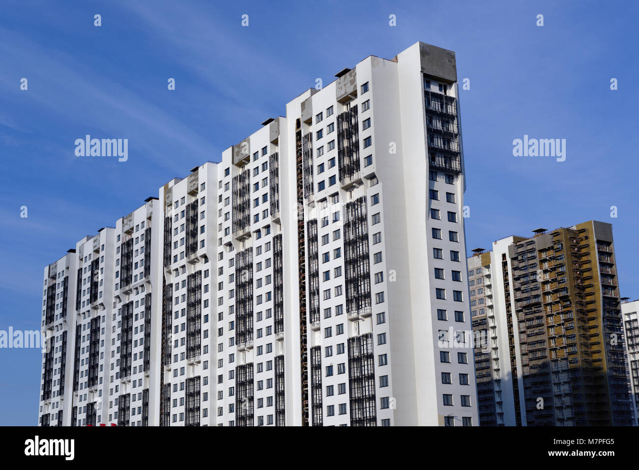 St. Petersburg, Russia April 24, 2016 New apartment buildings at