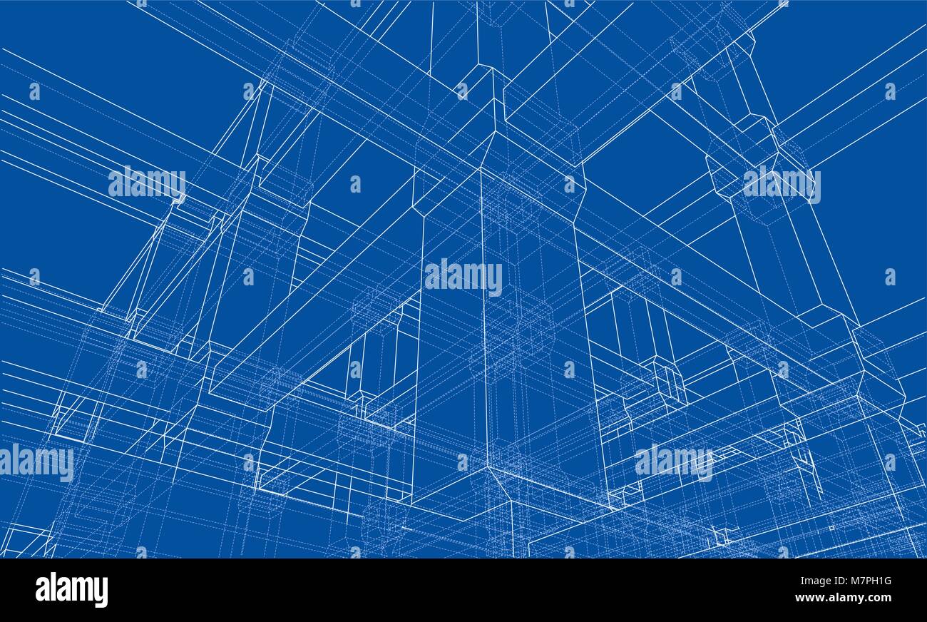 Vector Architecture Structure Abstract architecture. Vector Stock Vector Image & Art - Alamy