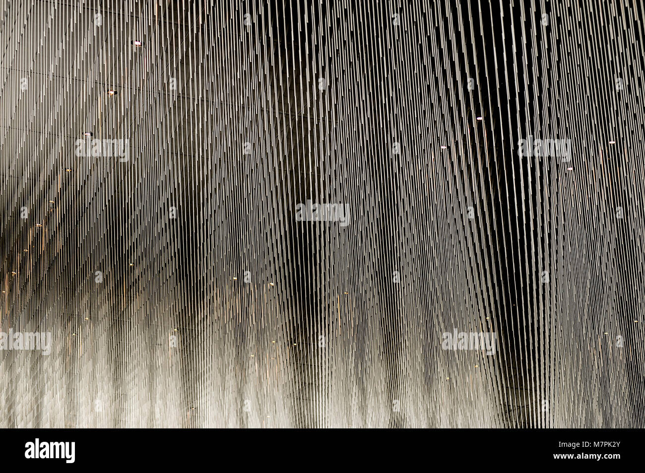 PARIS FRANCE - PHILHARMONIE CITE DE LA MUSIQUE - PARC DE LA VILLETTE - JEAN NOUVEL - BUILDING AND DETAILS - PARIS MUSIC - CONCERT HALL © F.BEAUMONT Stock Photo