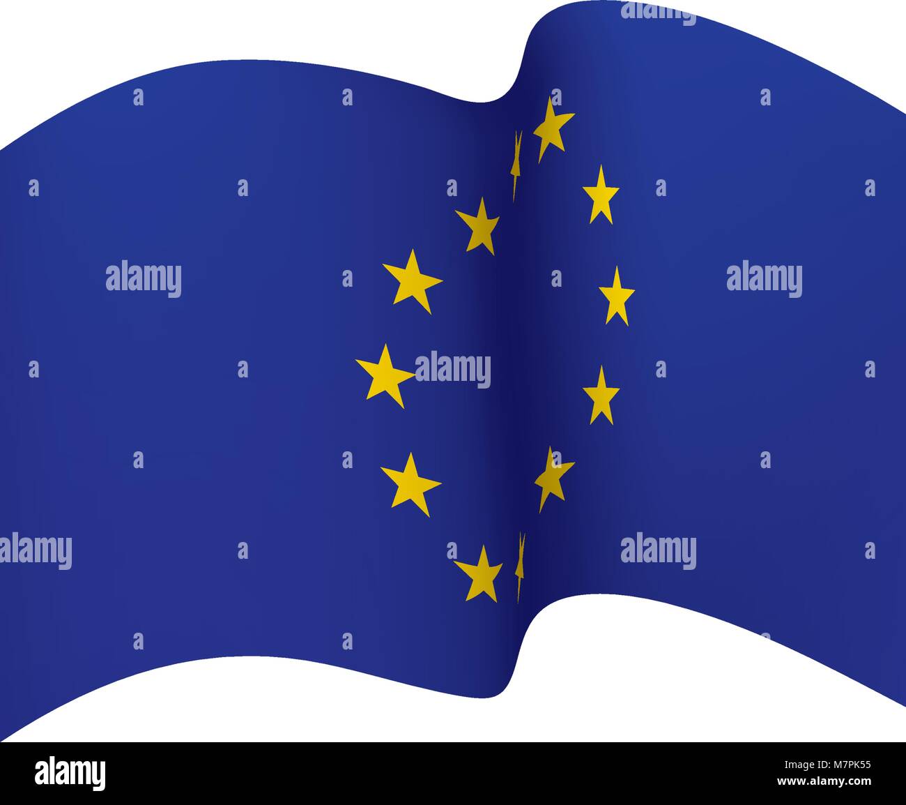 European union flag, vector illustration Stock Vector Image & Art - Alamy
