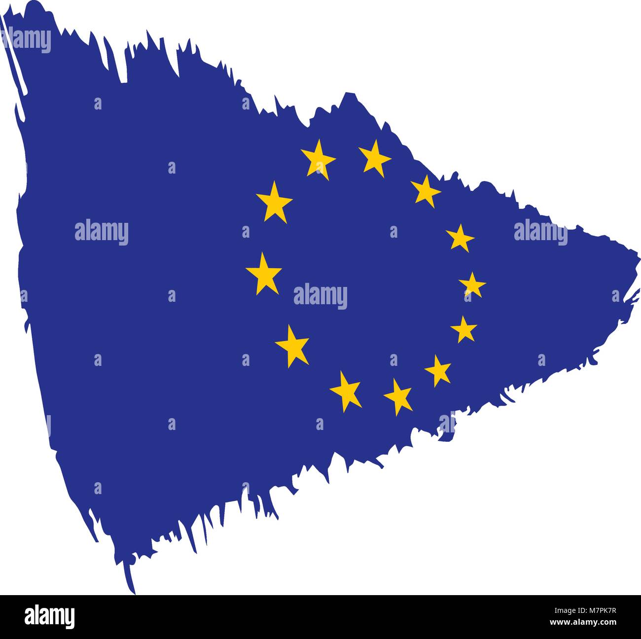 European union flag, vector illustration Stock Vector Image & Art - Alamy