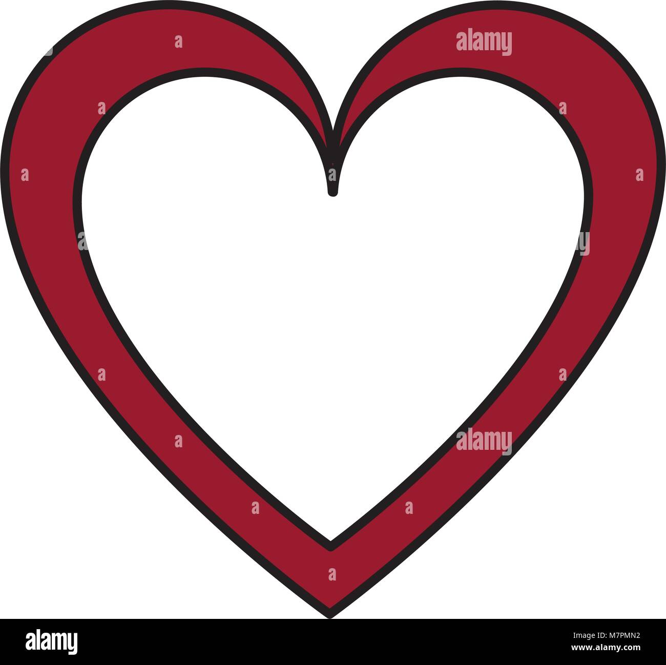 heart love symbol of passion design Stock Vector Image & Art - Alamy