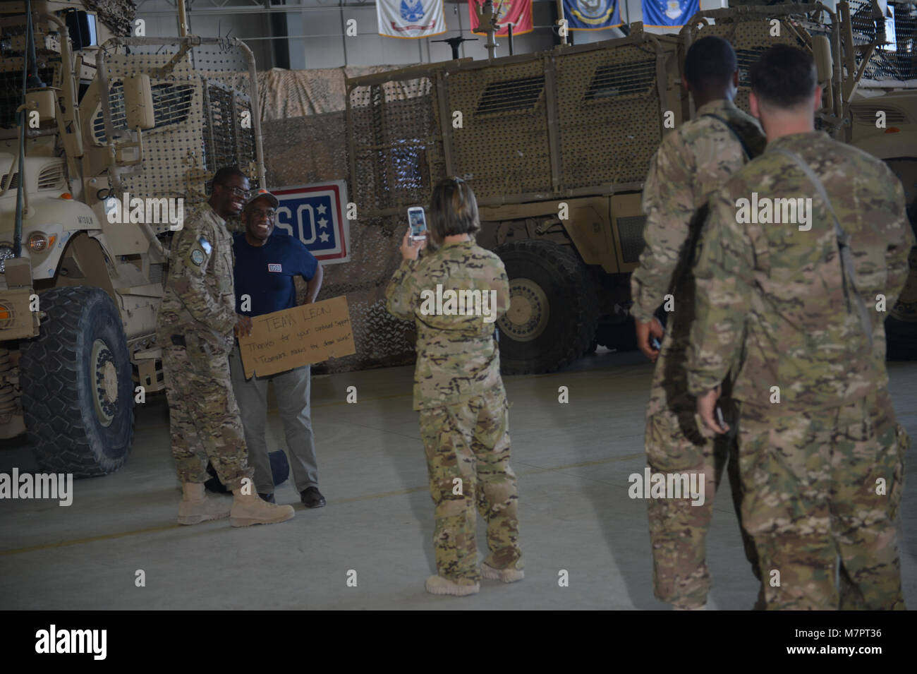455th Air Expeditionary Wing Bagram Airfield, Afghanistan Stock Photo
