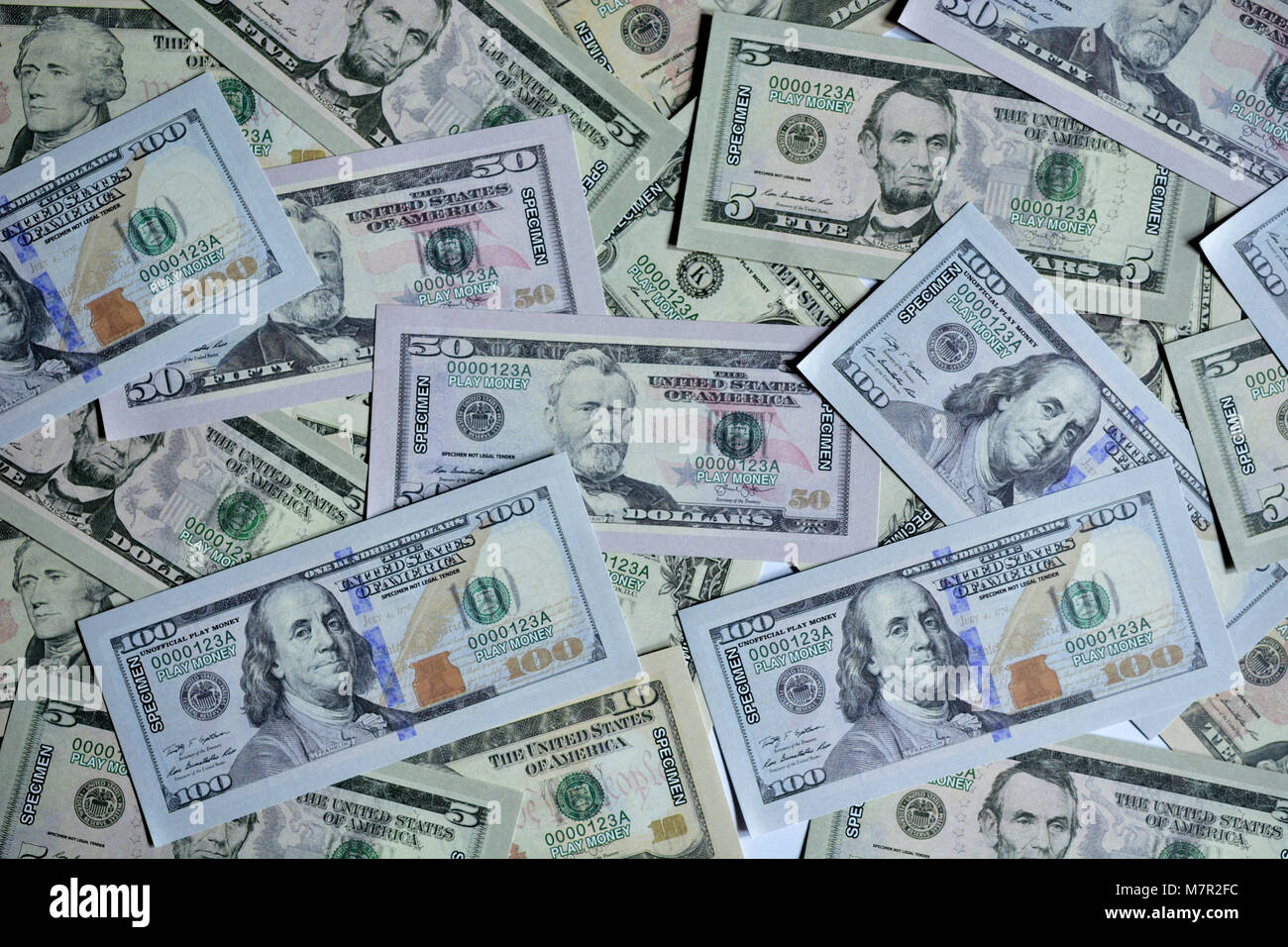 US paper currency hundred bill as a background Stock Photo