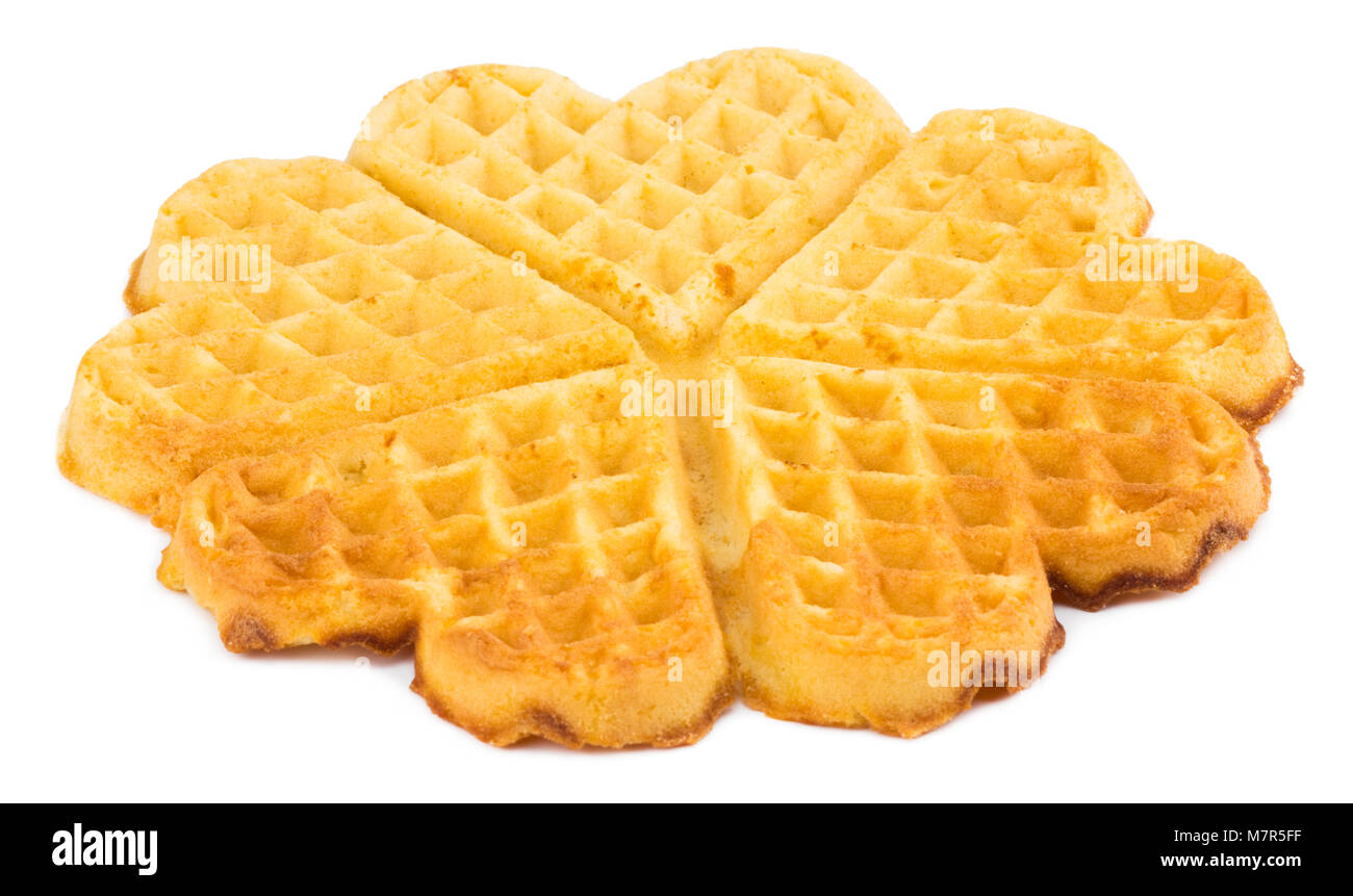 Classic belgian waffles Cut Out Stock Images & Pictures - Alamy