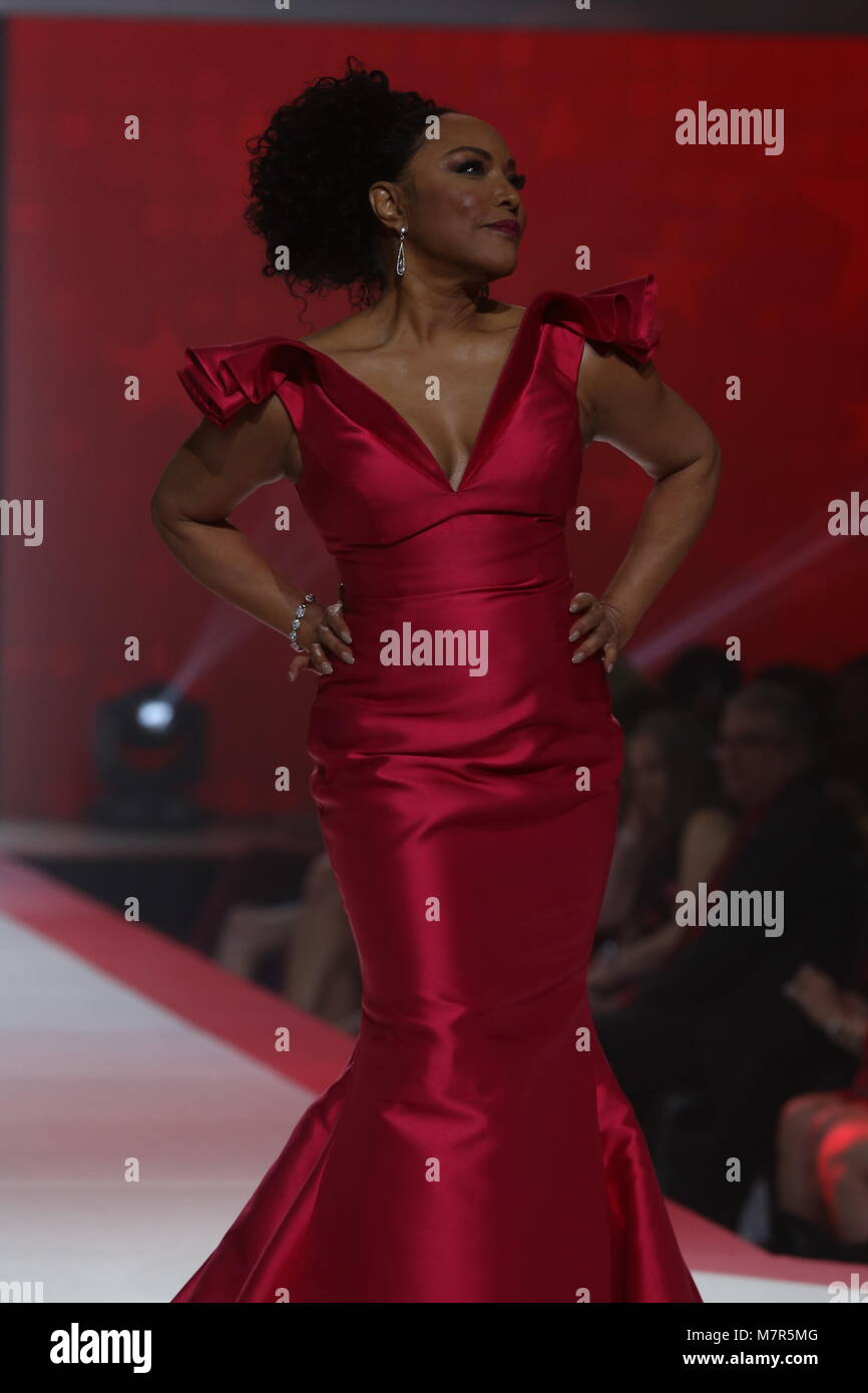 American Heart Association’s® Go Red For Women® Red Dress Collection® 2018 presented by Macy’s Held at the Hammerstein Ballroom  Featuring: Lynn Whitfield Where: New York, New York, United States When: 08 Feb 2018 Credit: Derrick Salters/WENN.com Stock Photo