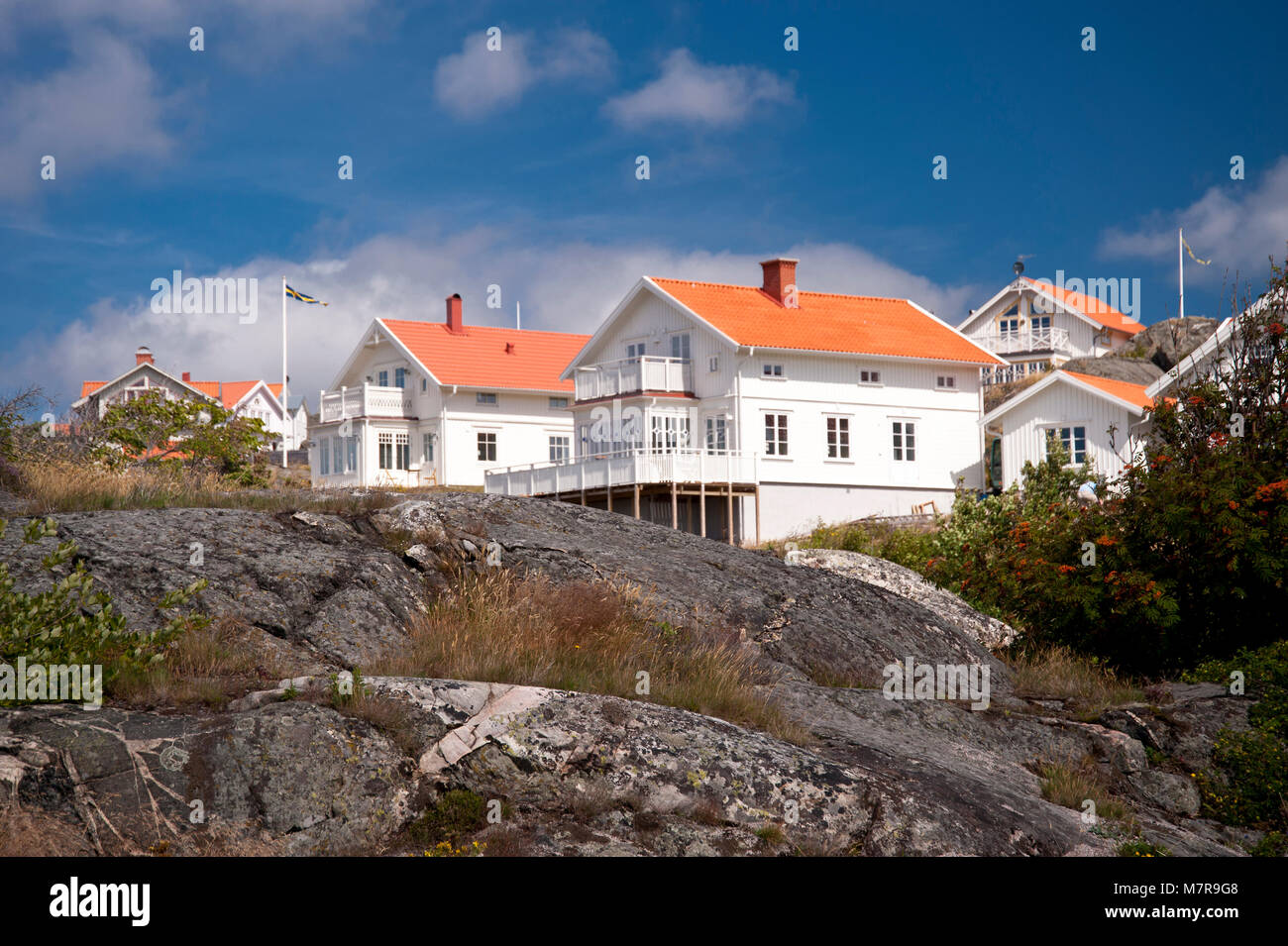 Heath and granite rocks by lake hi-res stock photography and images - Alamy