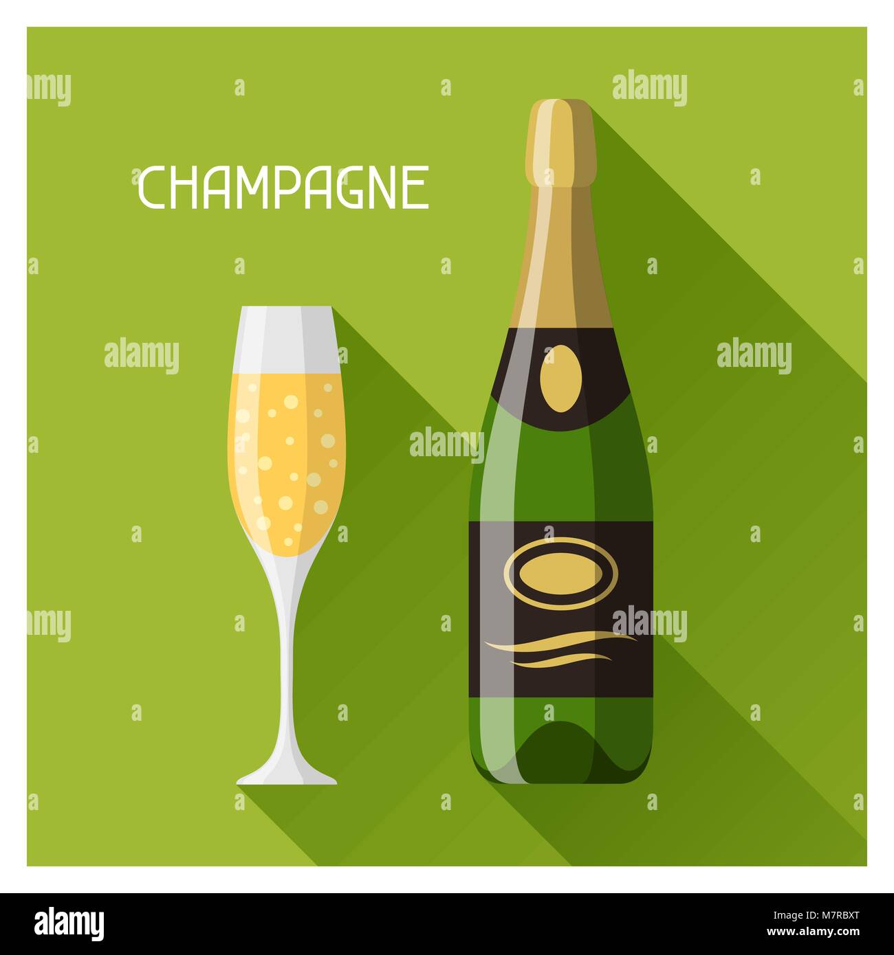 Champagne glass champagne celebration Stock Vector Images Alamy