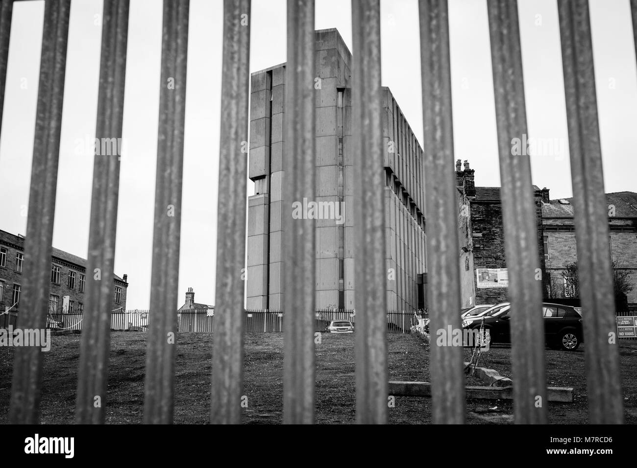 The controversial High Point building in Bradford, West Yorkshire ...