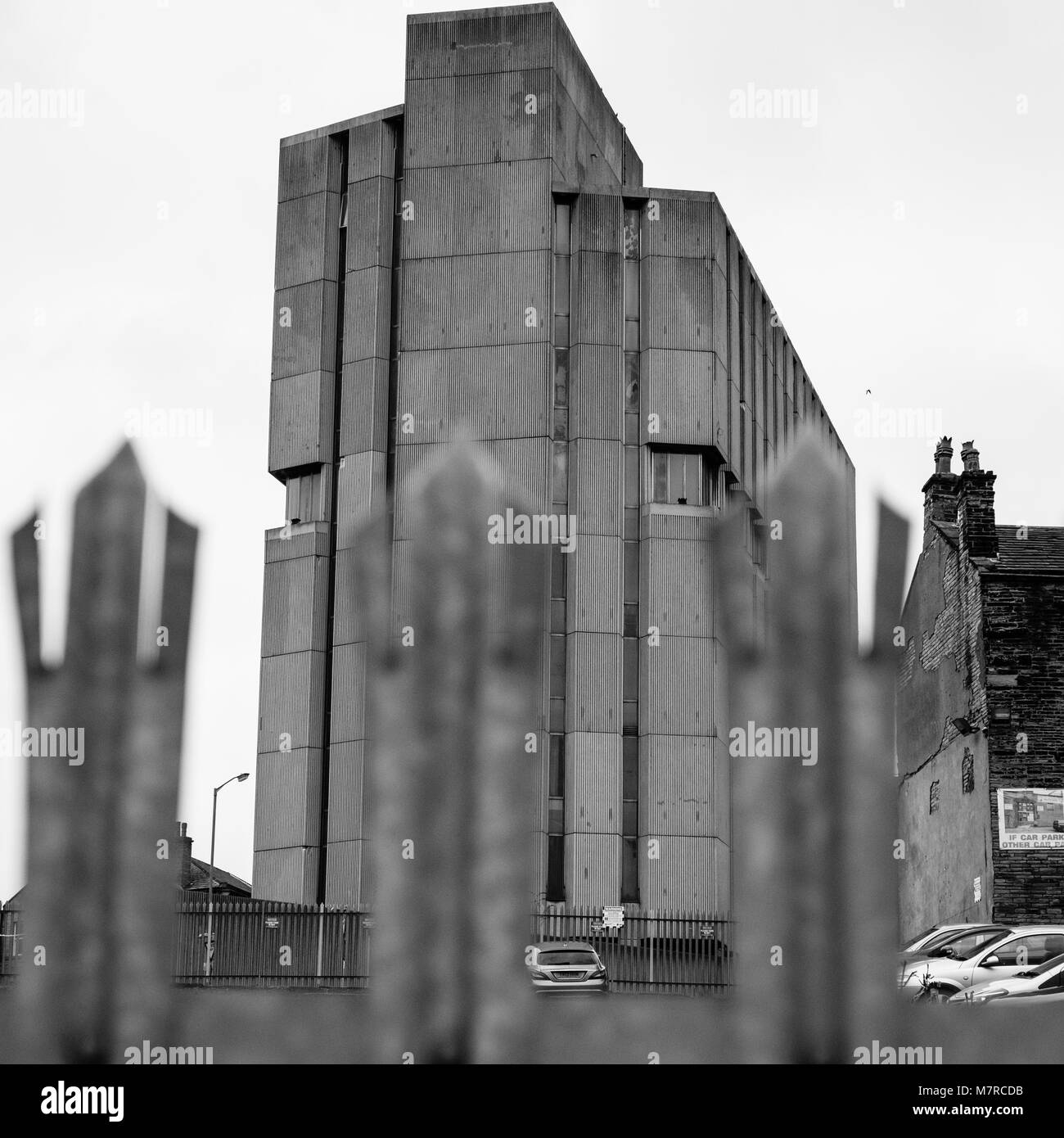 The controversial High Point building in Bradford, West Yorkshire ...