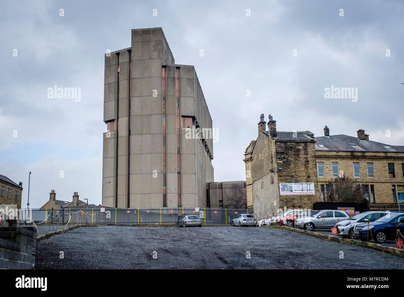 The controversial High Point building in Bradford, West Yorkshire ...