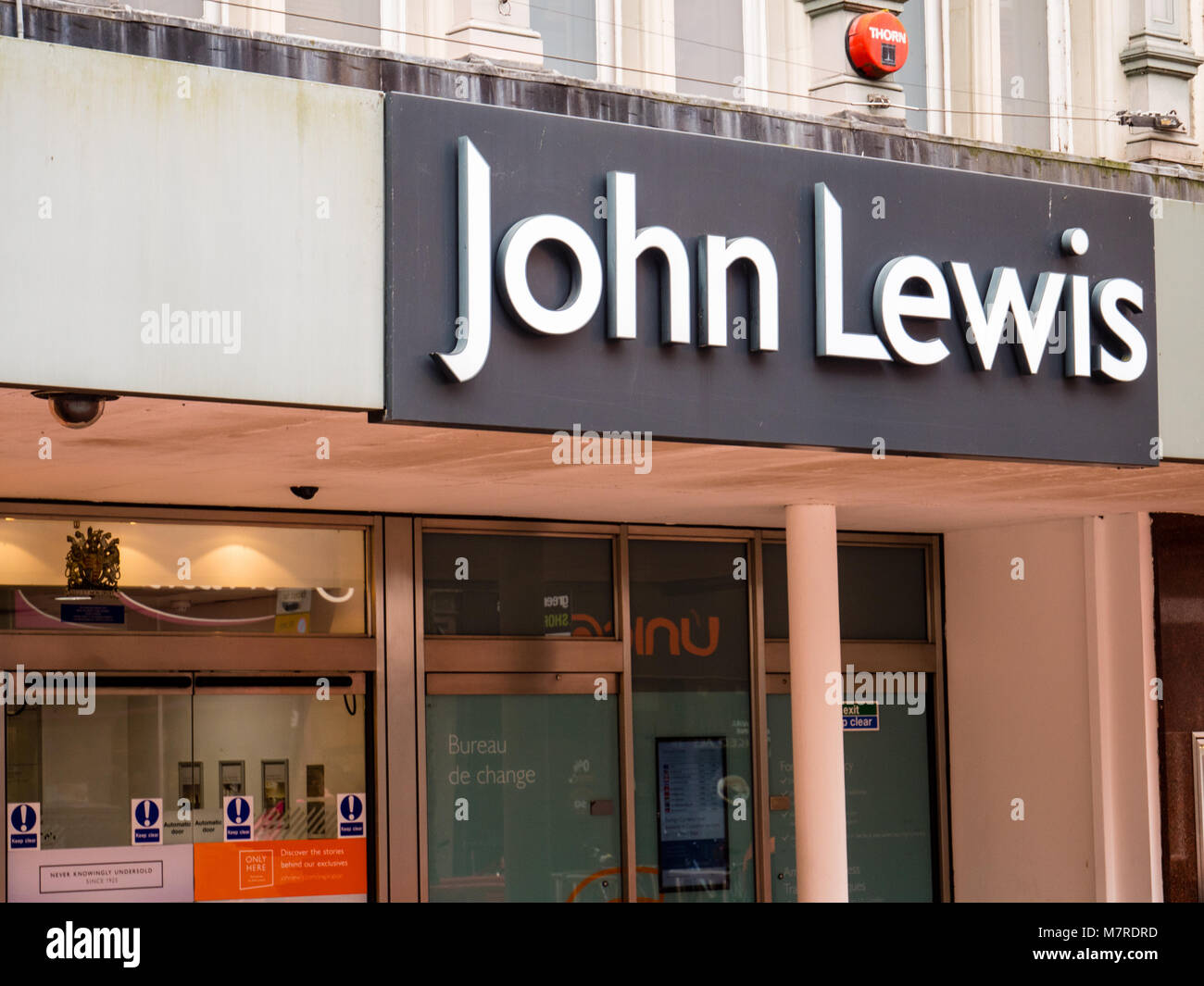 John Lewis Department Store, Reading, Berkshire, England Stock Photo