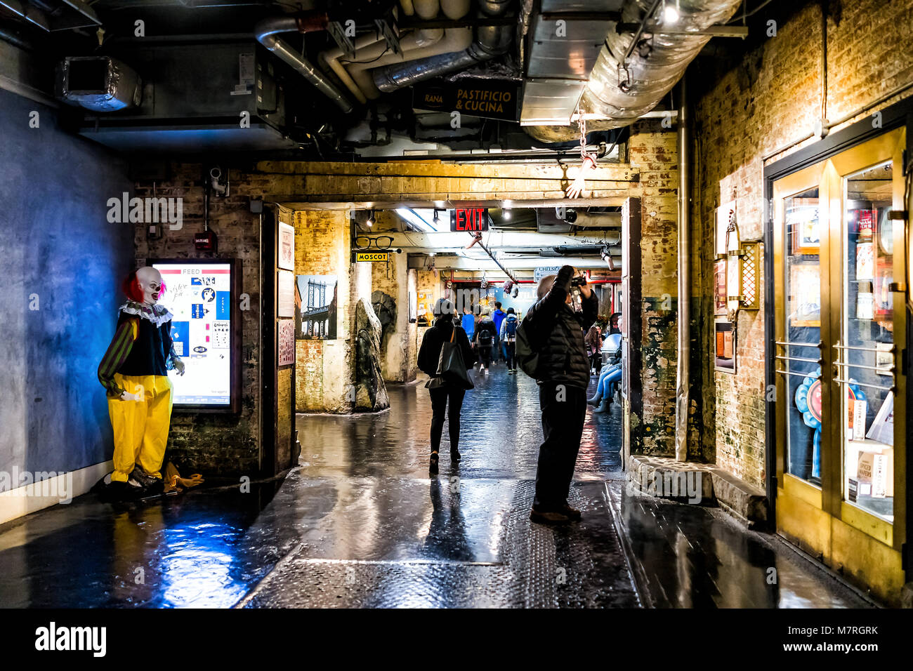 New York City, USA October 30, 2017 Market food shop interior inside