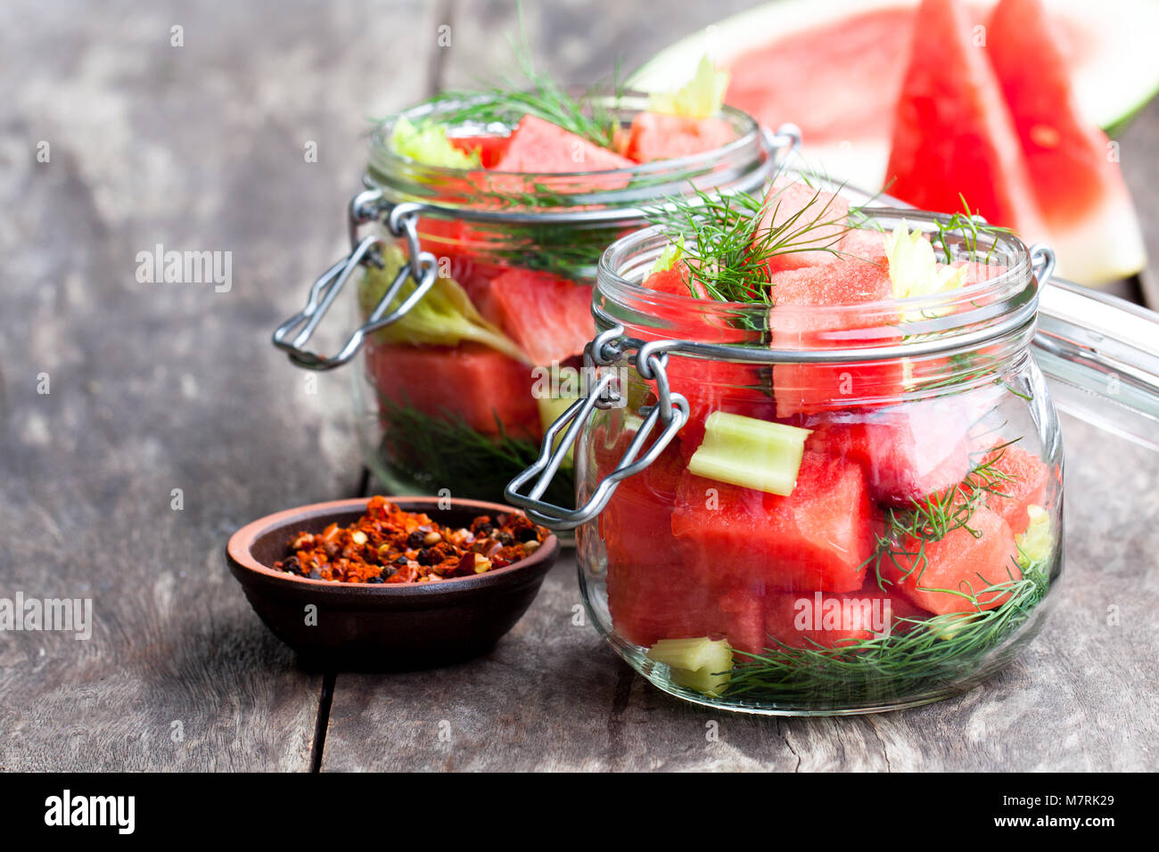 Pickled watermelon hires stock photography and images Alamy