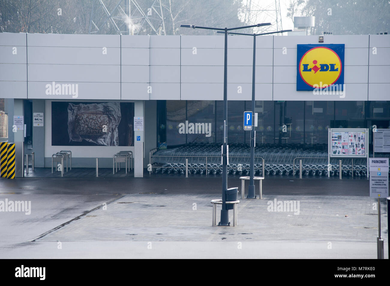 Lidl logo on parking hires stock photography and images Alamy