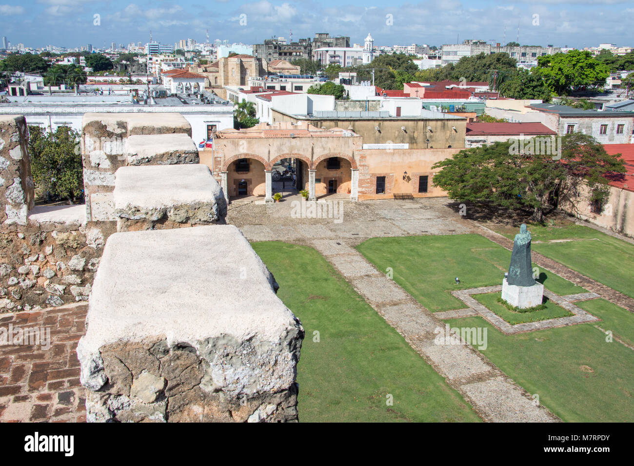 Dominican republic santo domingo ciudad colonial fortaleza ozama