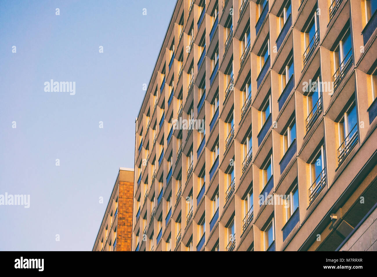 Facade of hotel building Stock Photo - Alamy