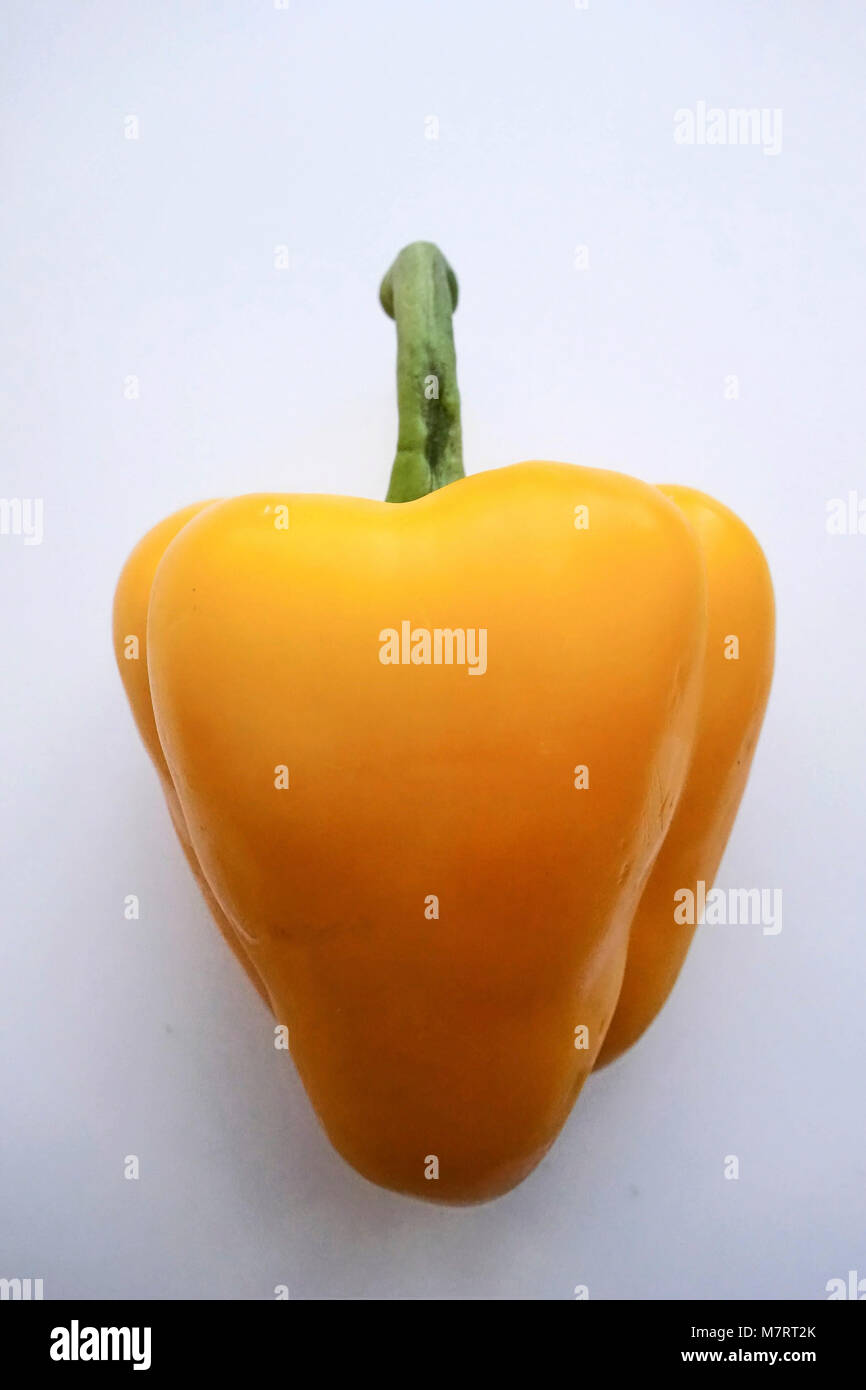 Yellow Bell Pepper Stock Photo Alamy