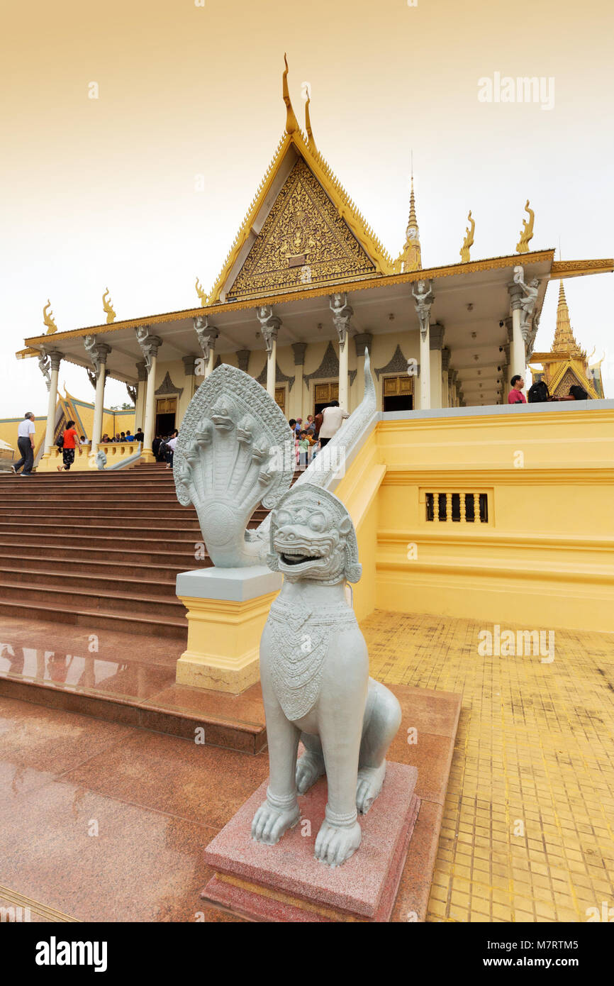 the Royal Palace, Phnom Penh, Cambodia, Asia Stock Photo