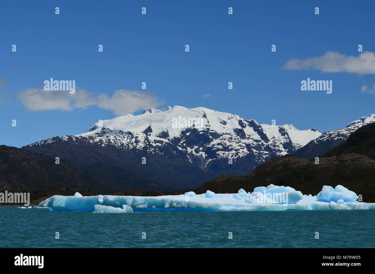 Steffen glacier in Campo de Hielo Sur (Southern Patagonian Ice Field), Chilean Patagonia Stock Photo