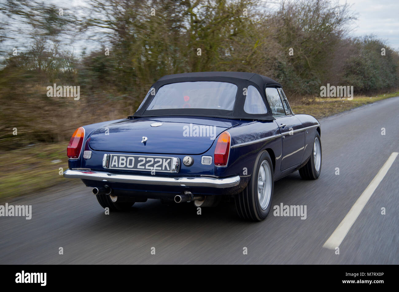 1972 MGB convertible with Minilite style alloy wheels Stock Photo Alamy