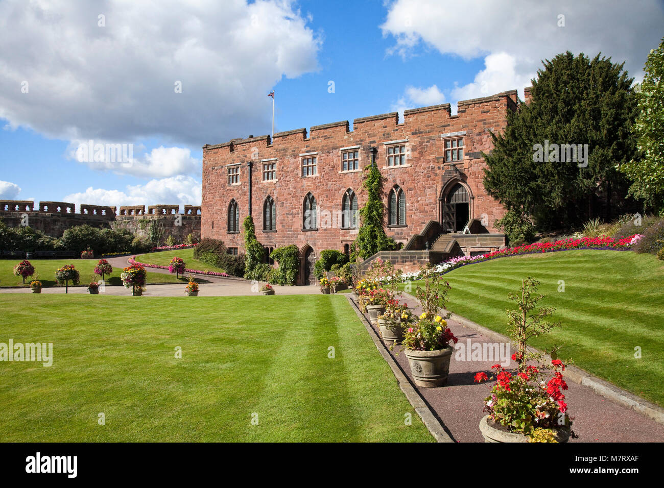 Shropshire Regimental Museum Shrewsbury Castle Shropshire Stock Photo