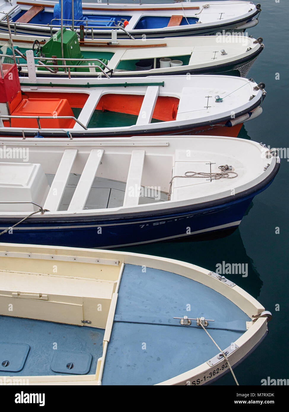 Colorated fishing boats hi-res stock photography and images - Alamy