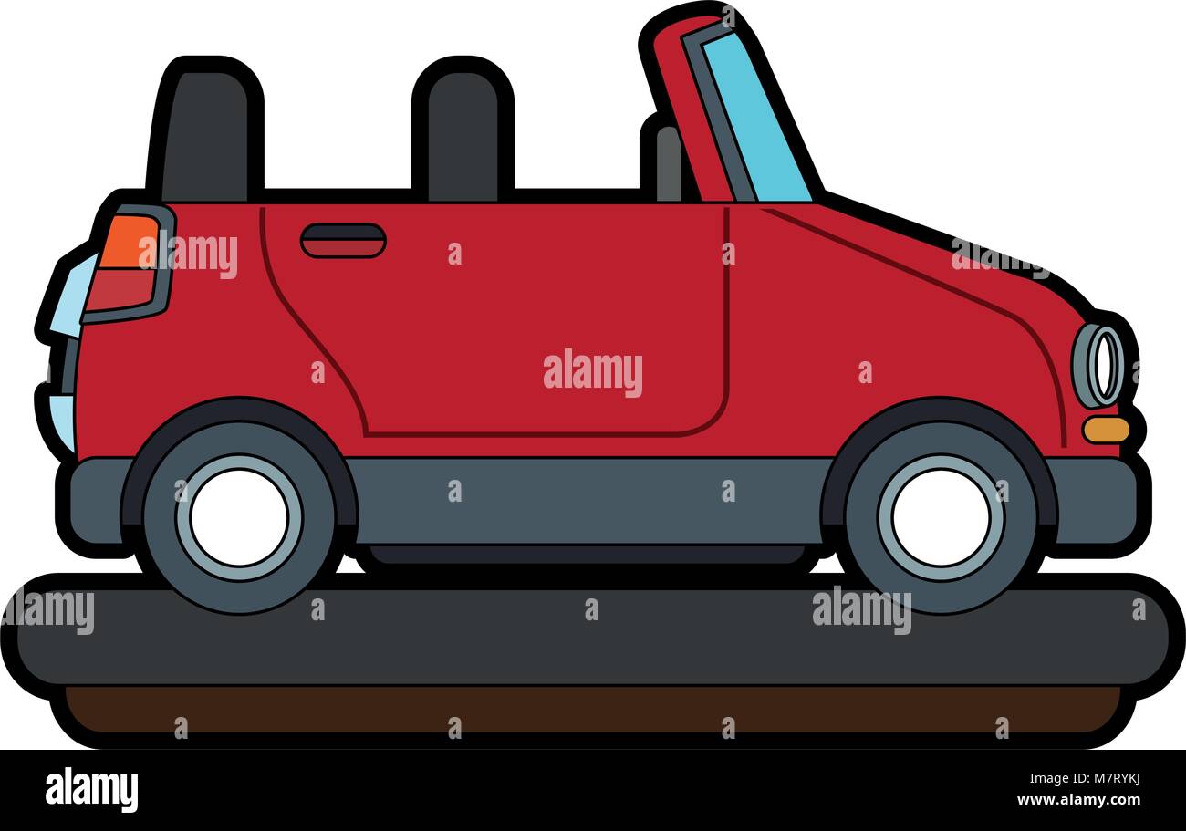 Funny small car cartoon Stock Vector Image & Art Alamy