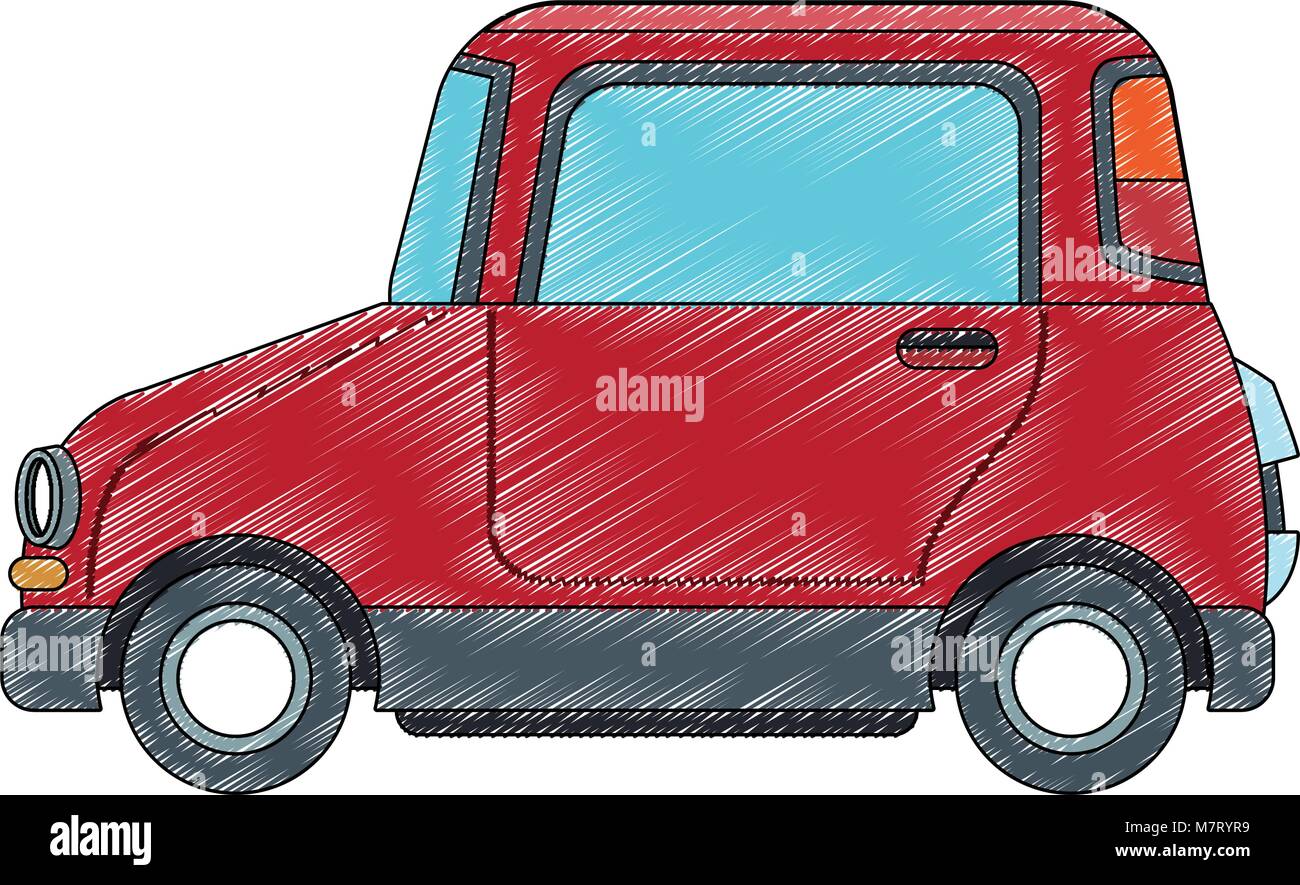 Funny small car cartoon Stock Vector Image & Art Alamy