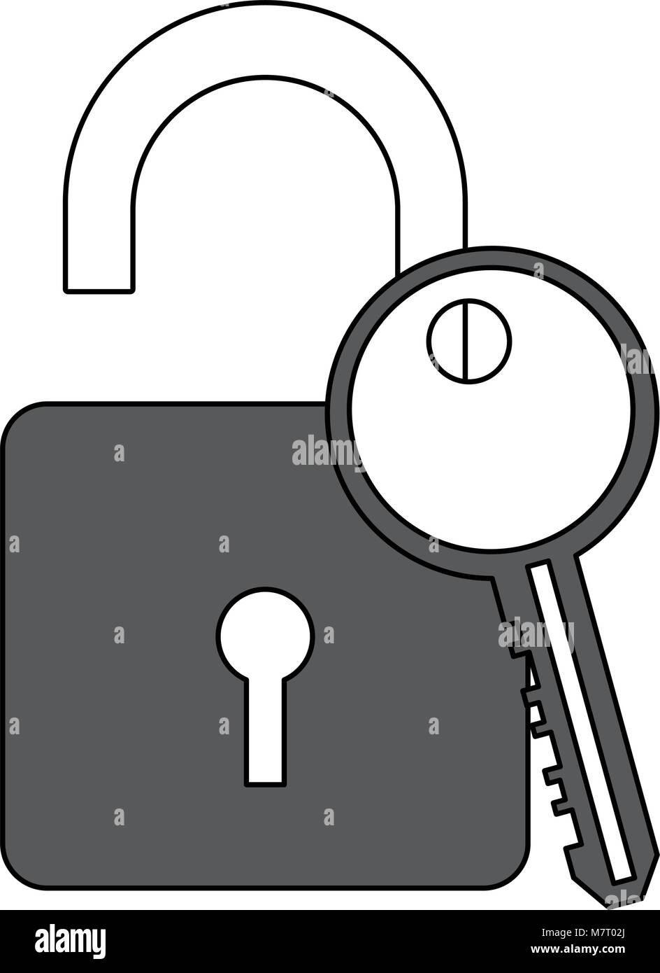 Padlock security device Stock Vector Image & Art Alamy