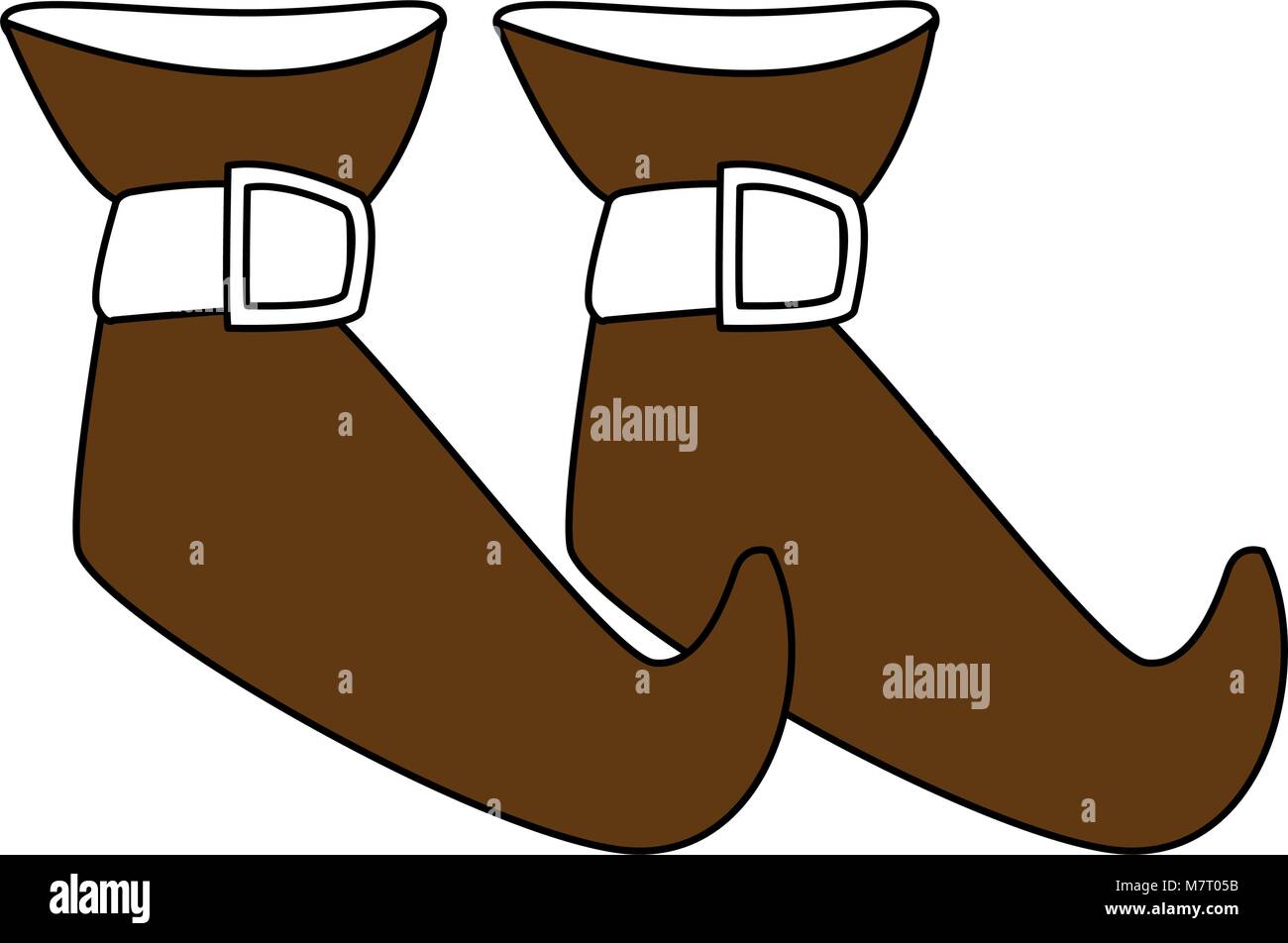 Witch boots cartoon Stock Vector Image & Art Alamy