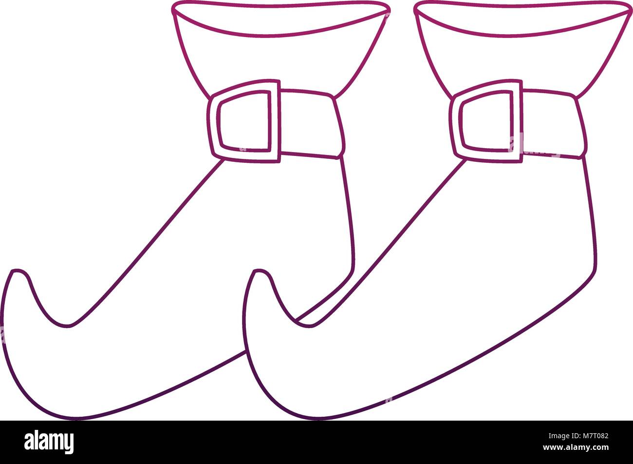 Witch boots cartoon Stock Vector Image & Art Alamy