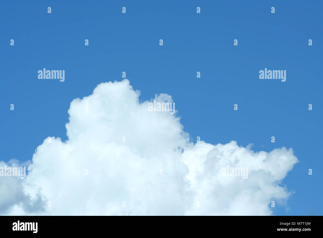 A Puffy white cloud with blue sky Stock Photo - Alamy