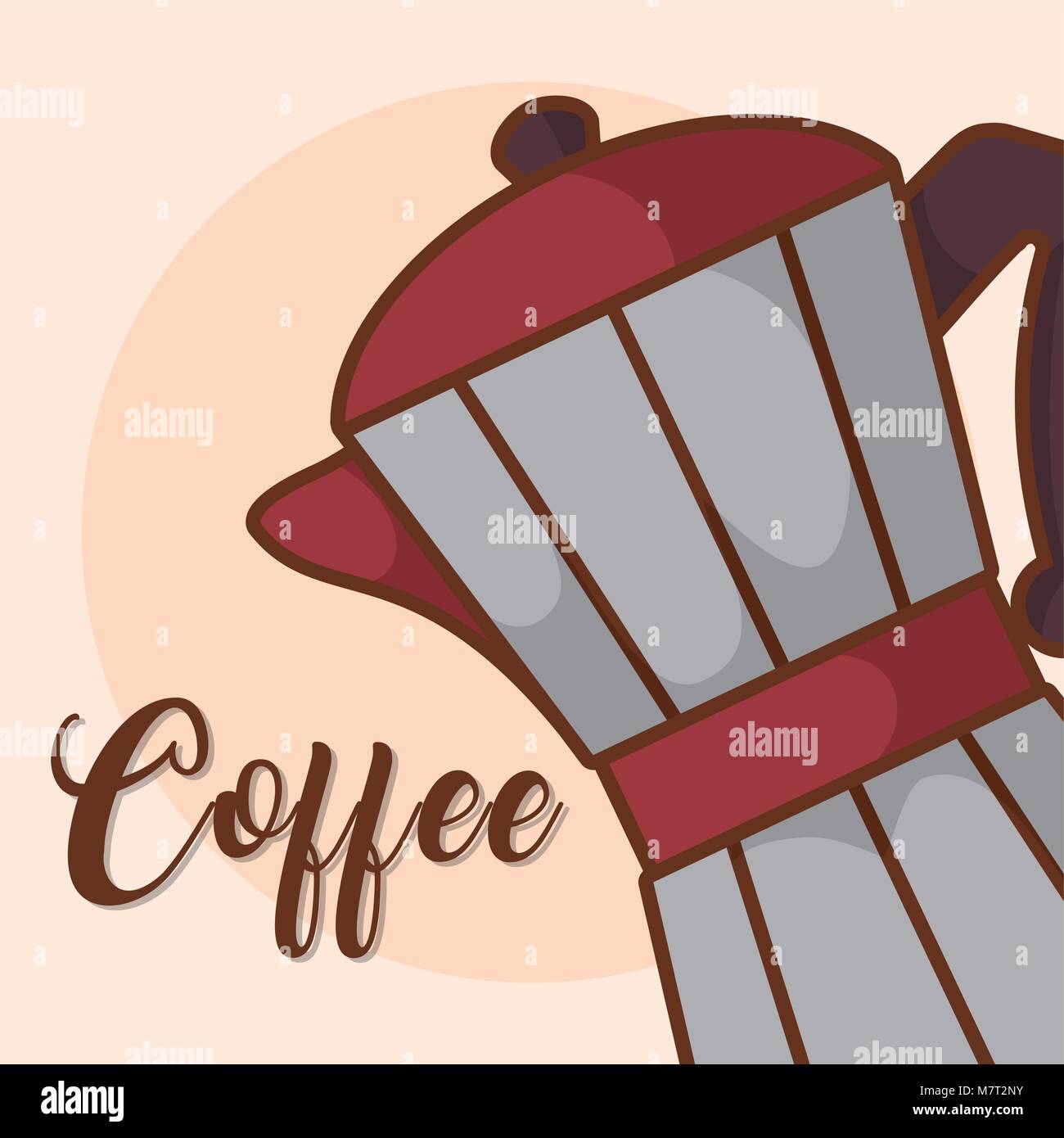 Coffee kettle maker Stock Vector Image & Art Alamy